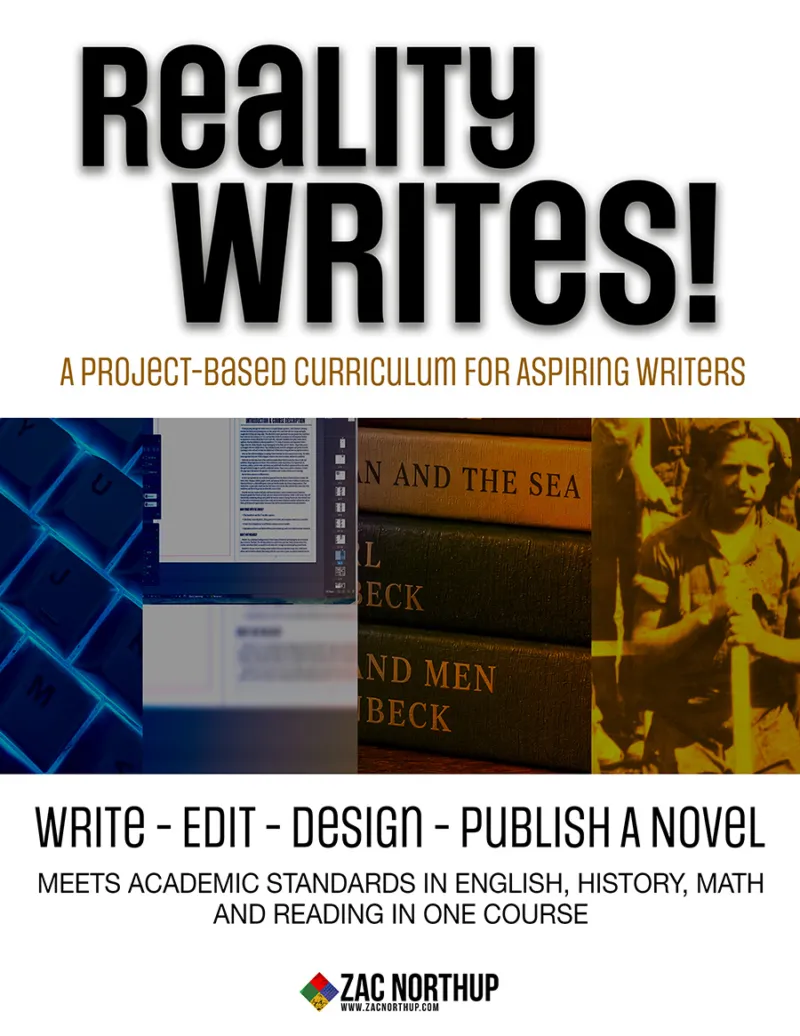 The cover of the Reality Writes! curriculum.